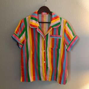 Ban.do Rainbow Button Down Shirt